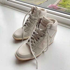 Nike x A.L.C Leather Wedge Sneakers - Neutral